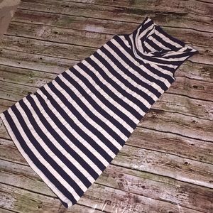 stripped mini dress